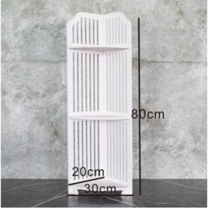 НЕТУ Полка стеллаж пластиковая в ваную угловая PK-05 (80cm*20cm*20cm) // [602] (10 шт/ящ) @