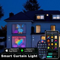 Гирлянда Smart-штора (SFK-08) (3*2м, APP Bluetooth, USB) // [602] (40 шт/ящ)