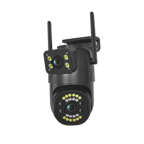 НЕТУ Камера видеонаблюдения PTZ уличная (2L-V21-4G V380PRO) (2 камеры) // [400] (30 шт/ящ)