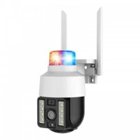 Камера видеонаблюдения PTZ уличная WiFi (A15-4G/IPC-Q15 (V380PRO)) (1 камера) (мигалка) // [400] (30 шт/ящ)