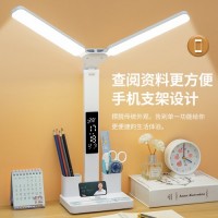 НЕТУ Лампа настольная LED (877) (с часами) (аккум.) // [307] (50 шт/ящ)