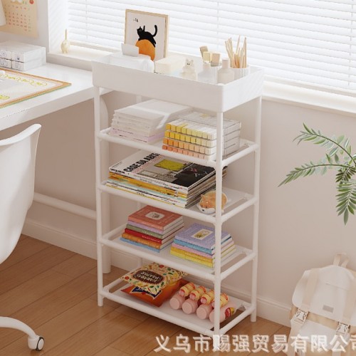 Полка-этажерка SKLM-15 (Металл+пластик+ткань, 5 ярусов) (Г215/Ш395/В860мм) // [403] (30 шт/ящ)