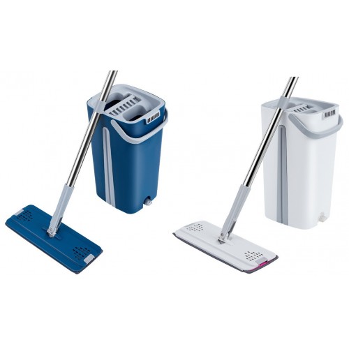 Швабра-ведро, лентяйка с отжимом MOP 502 (6л) (белая коробка) (24 шт/ящ)