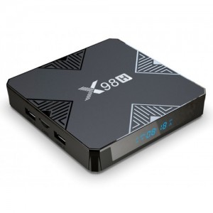 НЕТУ Приставка TV-BOX (X98H) Android 12, 4/32) (4K) (серая коробка) [602] (20 шт/ящ)