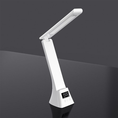 Лампа настольная LED (TYV-2088) (с часами и беспроводной зарядкой для телефона) // [108] (20 шт/ящ)