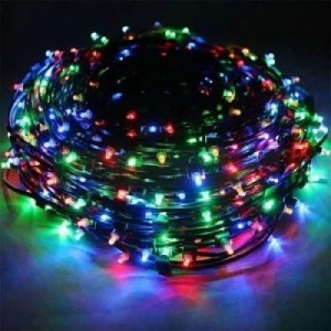 АРХИВ НЕТУ Гирлянда RD-7130 внутр. 200LED 18м Провод-Чёрный, Цвет ламп-Микс (50 шт/ящ)