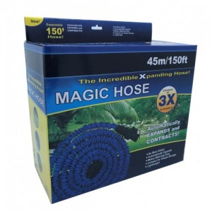 АРХИВ НЕТУ Шланг поливочный растягивающийся MAGIC HOSE 45м/150ft [101] [309] (25 шт/ящ)