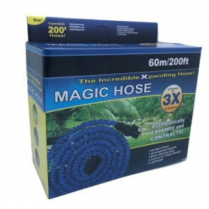 АРХИВ НЕТУ Шланг поливочный растягивающийся MAGIC HOSE 60м/200ft [101] (20 шт/ящ)
