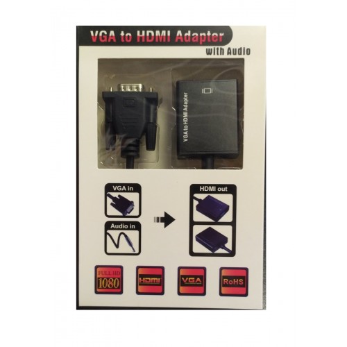 АРХИВ НЕТУ Адаптер VGA/HDMI (HD HDTV) (аудио) GOOD