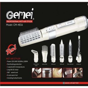 АРХИВ НЕТУ Фен Gemei GM 4836 7в1 (12 шт/ящ) АРХИВ НЕТУ Фен Gemei GM 4836 7в1 (12 шт/ящ)