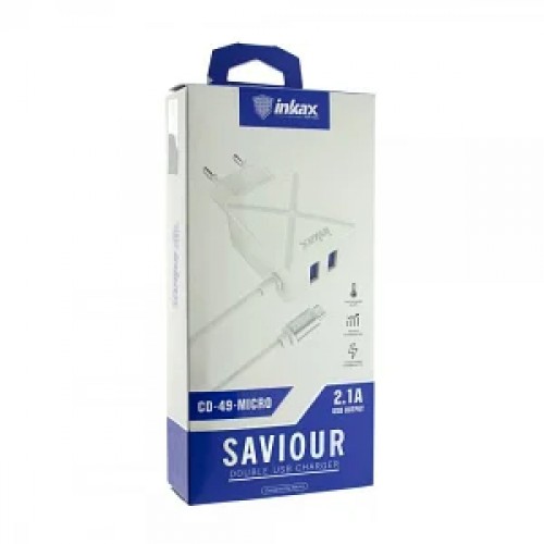 АРХИВ НЕТУ Зарядное устройство 220V INKAX CD-49 + Iph кабель