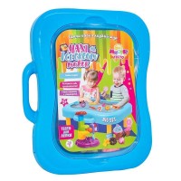 Набор для творчества Мистер тесто подарочный чемоданчик, 26 элем., голубой (71210)