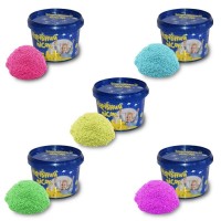 Песок цветной, ассорти MIX. Ведро 0,5 кг (032-1)