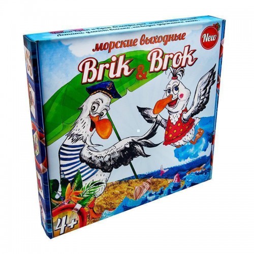 Настільна гра 30202 (рос) "Морські вихідні Brik and Brok", в кор-ці 33-33-4,5см