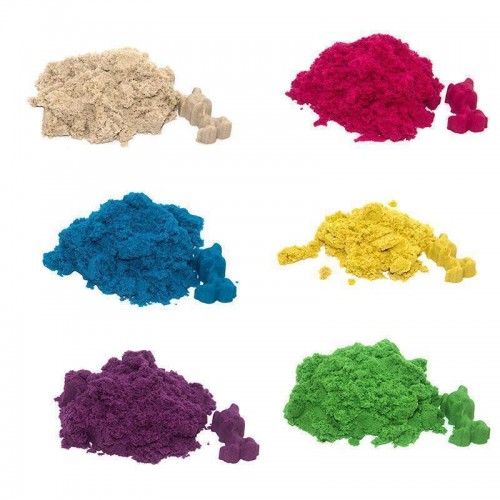 Magic sand - MIX 6 цветов, 1 кг в пакете (39200)
