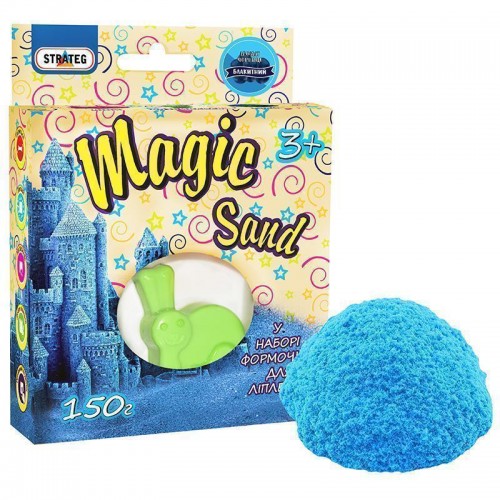 Magic sand голубого цвета с ароматом черники, 0,150 кг