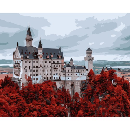 Картина по номерам Чудесный замок, 40х50 см(VA-0562)