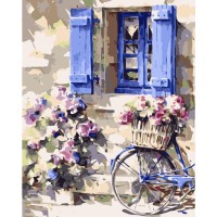 Картина по номерам Яркое окошко, 40х50 см(VA-0824)