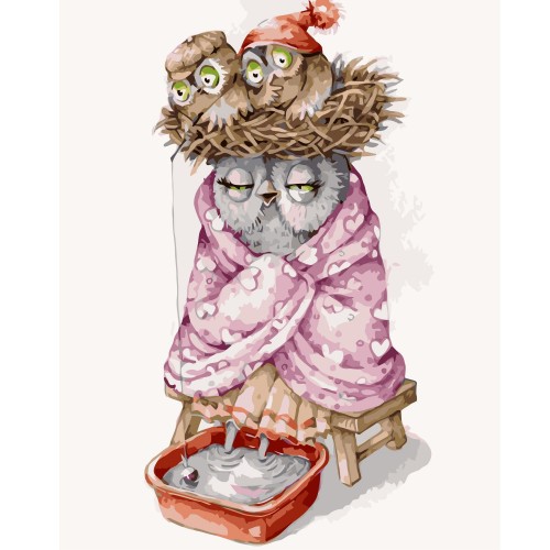 Картина по номерам Зимнее настроение, 40х50 см(VA-1485)