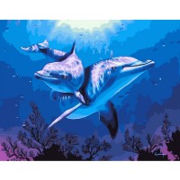 Картина по номерам Дельфины, 40х50 см(VA-2221)