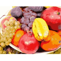 Картина по номерам Strateg Фруктовый натюрморт, 40х50 см