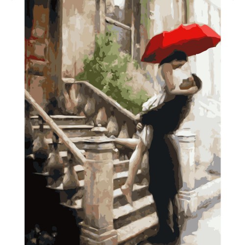 Картина по номерам Strateg Долгожданная встреча, 40х50 см