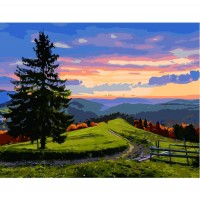 Картина по номерам Strateg Вечерний пейзаж, 40х50 см