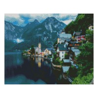 Алмазная мозаика Strateg «Холодная Ирландия», 40х50 см