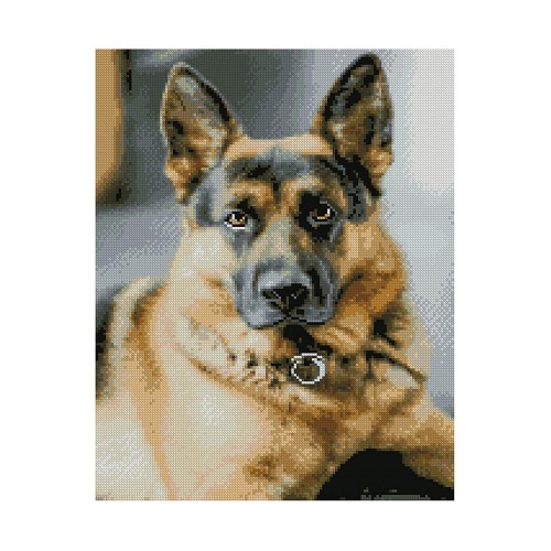 Алмазная мозаика Strateg «Лучший охранник», 40х50 см