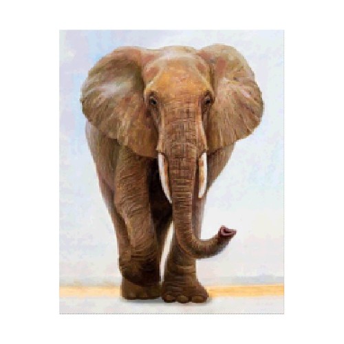 Алмазная мозаика Strateg «Величественный слон», 40х50 см