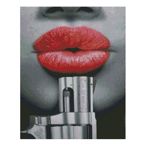 Алмазная мозаика Strateg «Опасность», 40х50 см