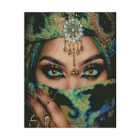 Алмазная мозаика Strateg «Шаманский вгляд», 40х50 см