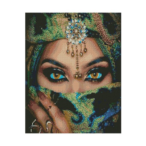 Алмазная мозаика Strateg «Шаманский вгляд», 40х50 см