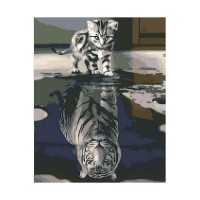 Алмазная мозаика Strateg «Сила духа», 40х50 см