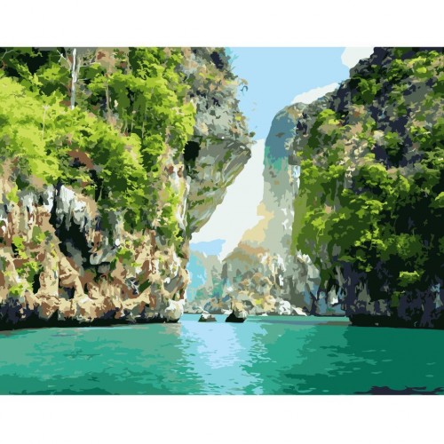 Картина по номерам Strateg Живописные пейзажи, 40х50 см