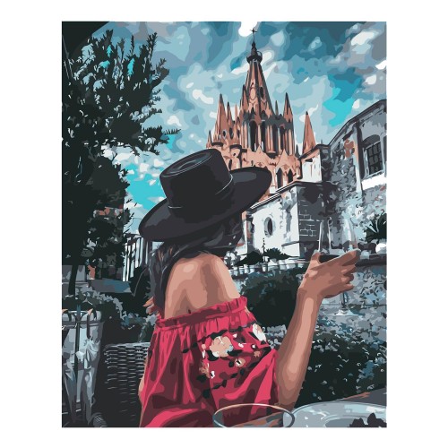 Картина по номерам Strateg Готическая романтика, 40х50 см